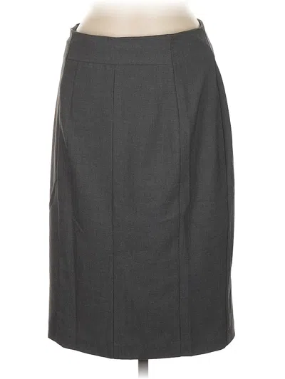 Pre-owned Worthington Formal Skirt In Gray