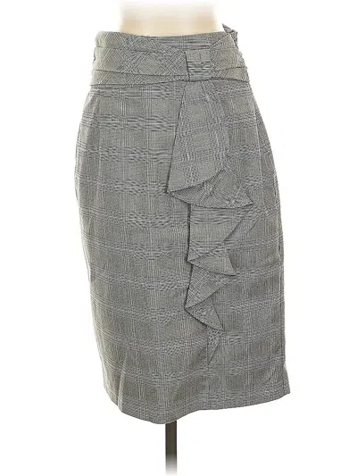 Pre-owned Worthington Formal Skirt In Gray