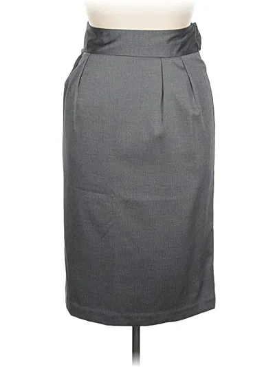 Pre-owned Worthington Formal Skirt In Gray