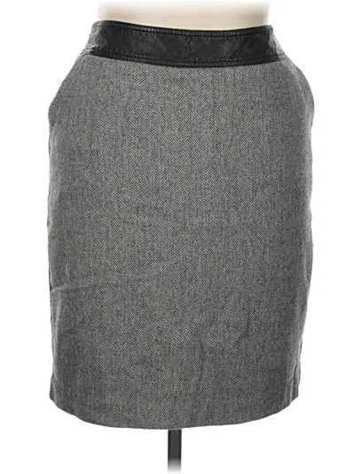 Pre-owned Worthington Formal Skirt In Gray