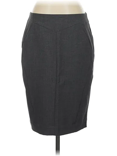 Pre-owned Worthington Formal Skirt In Gray
