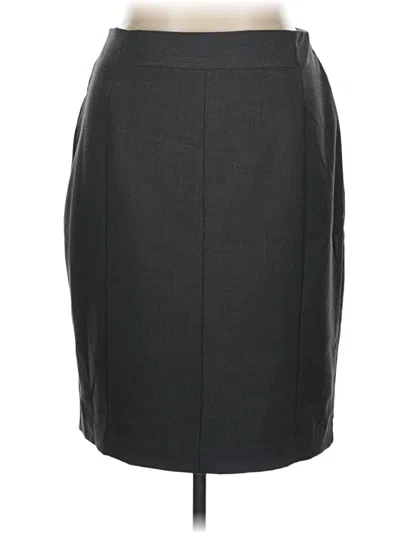 Pre-owned Worthington Formal Skirt In Gray