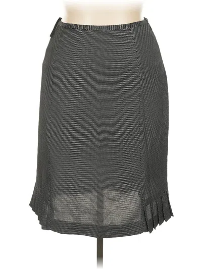 Pre-owned Worthington Formal Skirt In Gray