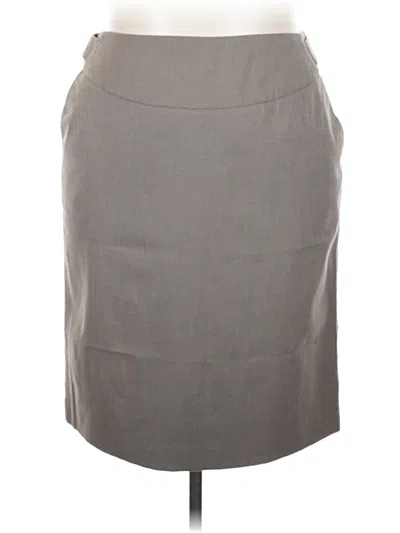 Pre-owned Worthington Formal Skirt In Gray