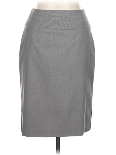Pre-owned Worthington Formal Skirt In Gray