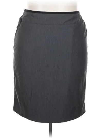 Pre-owned Worthington Formal Skirt In Gray