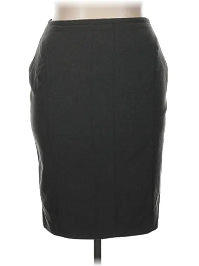 Pre-owned Worthington Formal Skirt In Gray