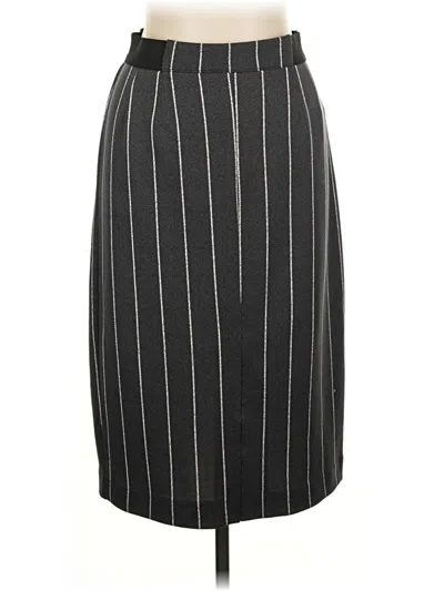 Pre-owned Worthington Formal Skirt In Gray