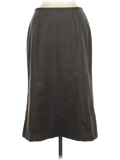 Pre-owned Worthington Formal Skirt In Gray