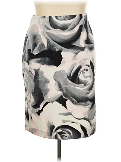 Pre-owned Worthington Formal Skirt In Gray