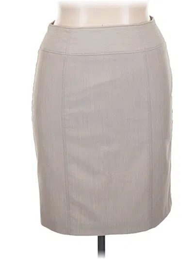 Pre-owned Worthington Formal Skirt In Gray