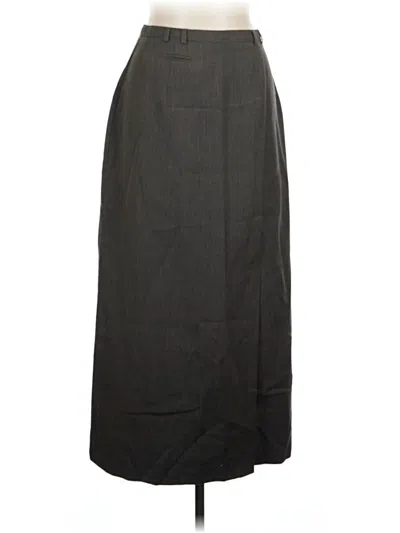 Pre-owned Worthington Formal Skirt In Gray