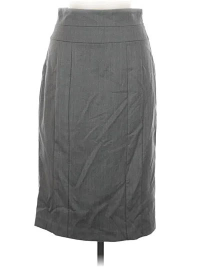 Pre-owned Worthington Formal Skirt In Gray