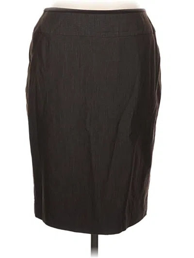 Pre-owned Worthington Formal Skirt In Gray