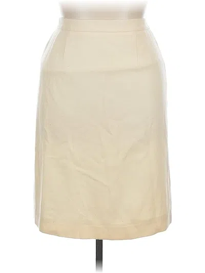 Pre-owned Worthington Formal Skirt In Ivory