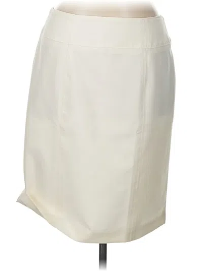 Pre-owned Worthington Formal Skirt In Ivory