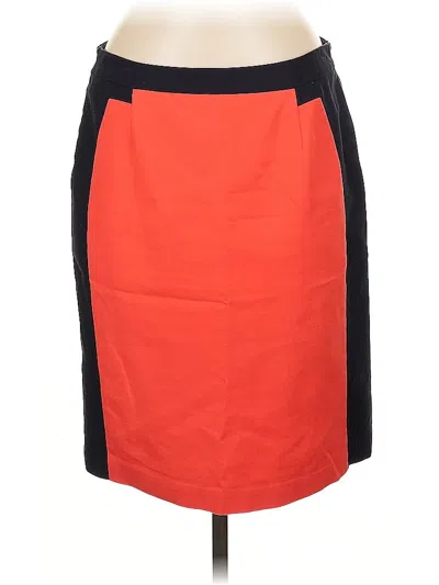 Pre-owned Worthington Formal Skirt In Orange