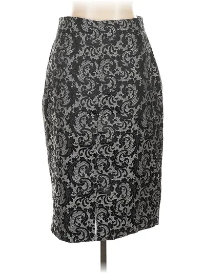 Pre-owned Worthington Formal Skirt In Silver