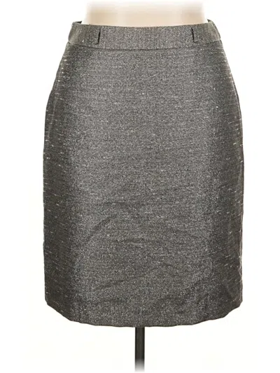 Pre-owned Worthington Formal Skirt In Silver