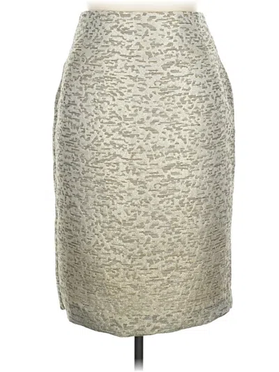 Pre-owned Worthington Formal Skirt In Silver