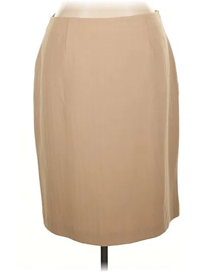 Pre-owned Worthington Formal Skirt In Tan