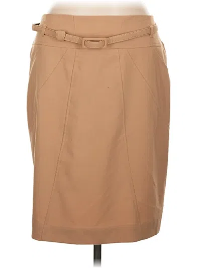 Pre-owned Worthington Formal Skirt In Tan