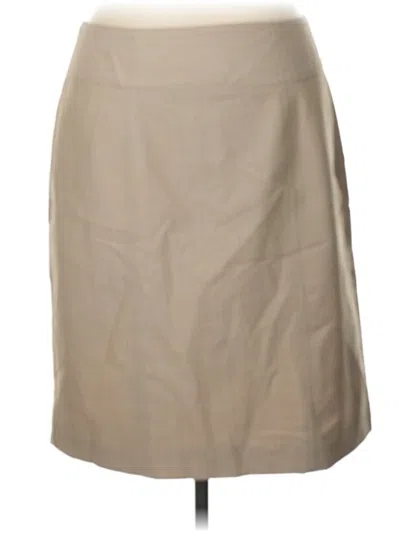 Pre-owned Worthington Formal Skirt In Tan
