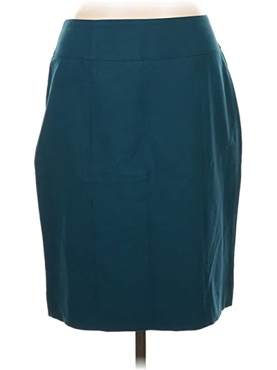 Pre-owned Worthington Formal Skirt In Teal