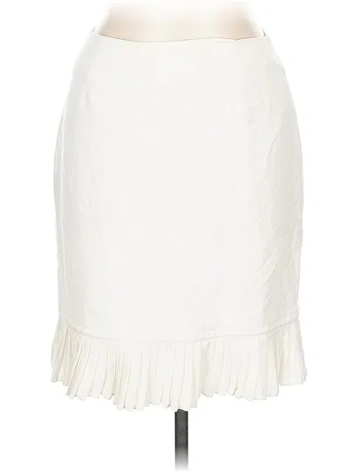 Pre-owned Worthington Formal Skirt In White