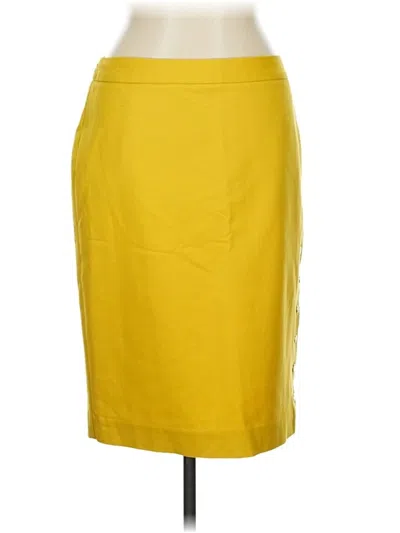 Pre-owned Worthington Formal Skirt In Yellow