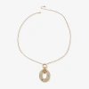 Worthington Gold Tone Womens 17 Inch Pendant Necklace In Gold