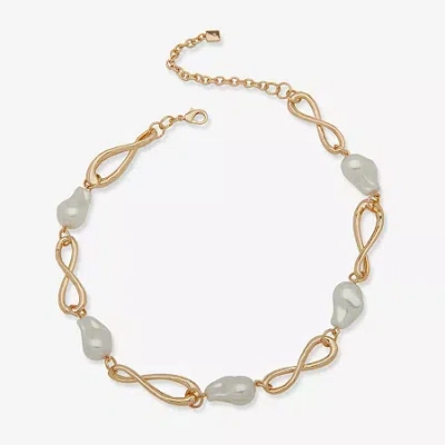 Worthington Gold Tone Womens 17 Inch Y Necklace