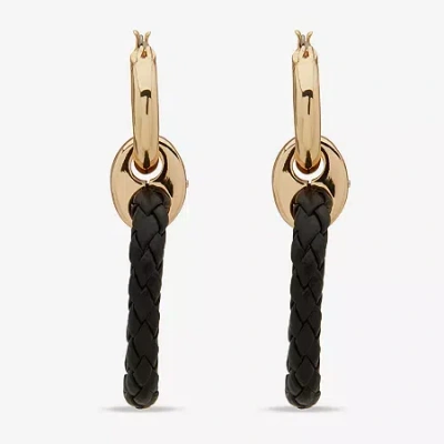 Worthington Gold Tone Womens 55.1mm Hoop Earrings