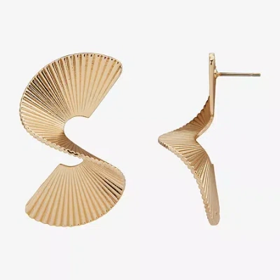 Worthington Gold Tone Womens Drop Earrings In Yellow