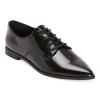Worthington Ingalls Womens Pointed Closed Toe Oxford Shoes In Black