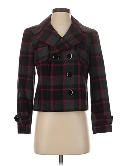 Pre-owned Worthington Jacket In Burgundy