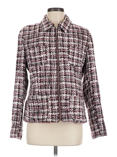 Pre-owned Worthington Jacket In Burgundy