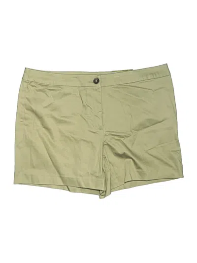 Pre-owned Worthington Khaki Shorts In Green
