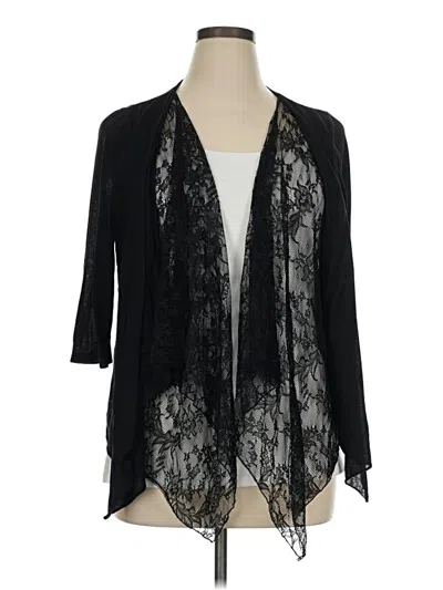 Pre-owned Worthington Kimono In Black