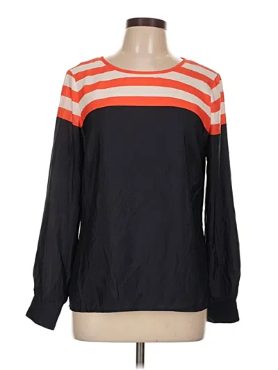 Pre-owned Worthington Long Sleeve Blouse In Black