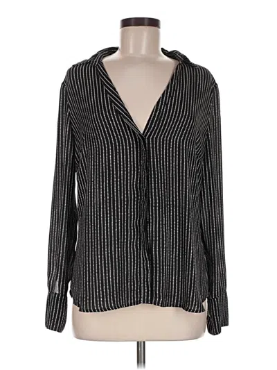 Pre-owned Worthington Long Sleeve Blouse In Black