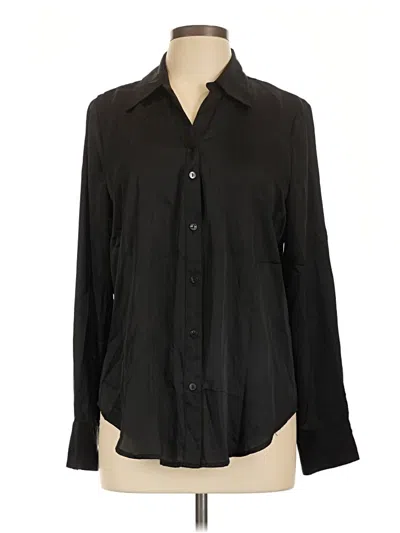 Pre-owned Worthington Long Sleeve Blouse In Black