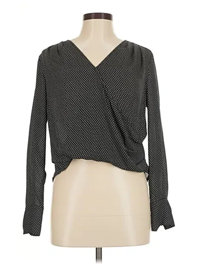 Pre-owned Worthington Long Sleeve Blouse In Gray