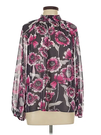 Pre-owned Worthington Long Sleeve Blouse In Gray