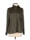 Worthington Long Sleeve Blouse In Green
