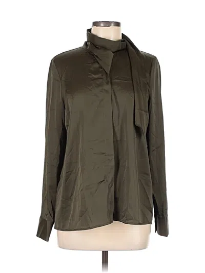 Worthington Long Sleeve Blouse In Green