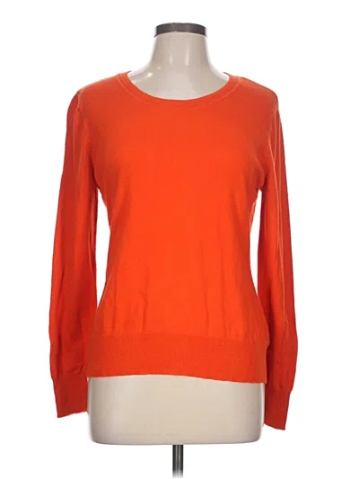 Pre-owned Worthington Long Sleeve Top Orange Boatneck Tops