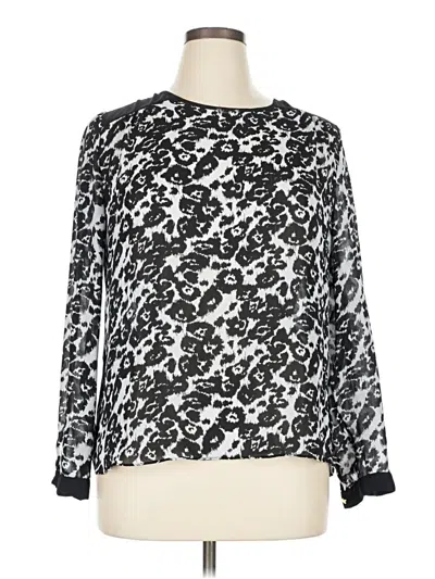 Pre-owned Worthington Long Sleeve T-shirt In Black