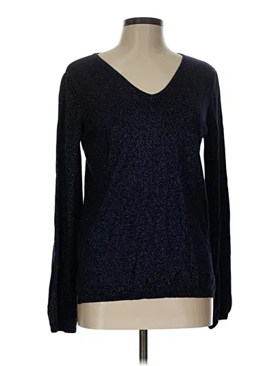 Pre-owned Worthington Long Sleeve T-shirt In Blue