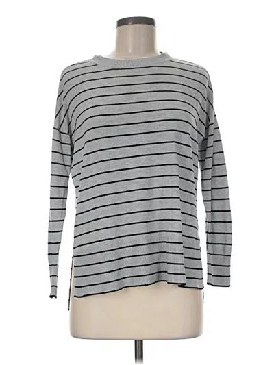 Pre-owned Worthington Long Sleeve T-shirt In Gray